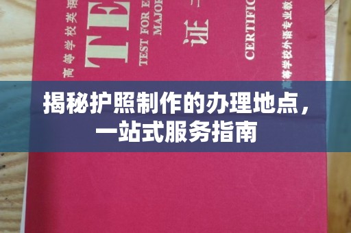上街揭秘护照制作的办理地点，一站式服务指南